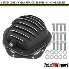 Black Differential Cover With Gasket For Chevy Gm Truck 8.875 In. 12 Bolt Rear