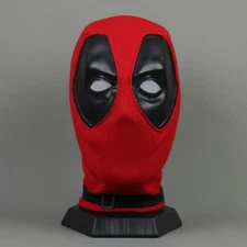 Cosplay High Quality Deadpool Full Face Mask Perspective Breathable Knit Helmet 