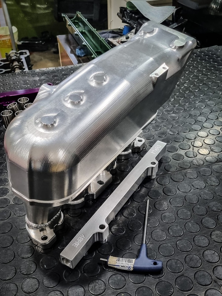 VR Billet Intake Manifold + fuel rail for Toyota 4EFTE 4E
