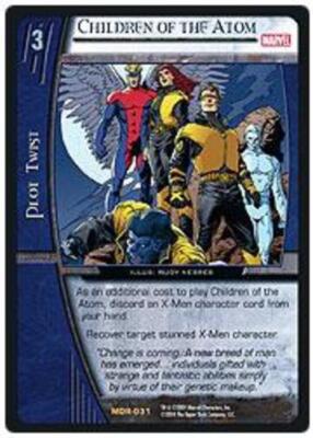 VS System: Children of the Atom [Played] VS: Marvel Origins (1st & Unlimited) TC