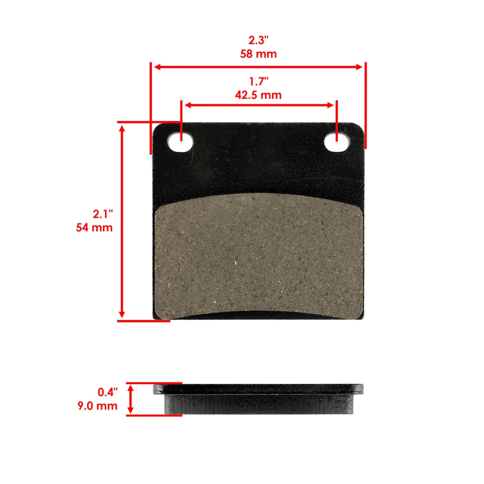 Brake Pads for Suzuki GS1000 1978 1979 1980 1981 1982 1983 Rear Motorcycle Pads Foto 2 de 4
