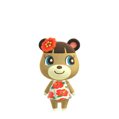 #RV03 Mini Welcome Amiibo Karte für Animal Crossing June / Juna Switch