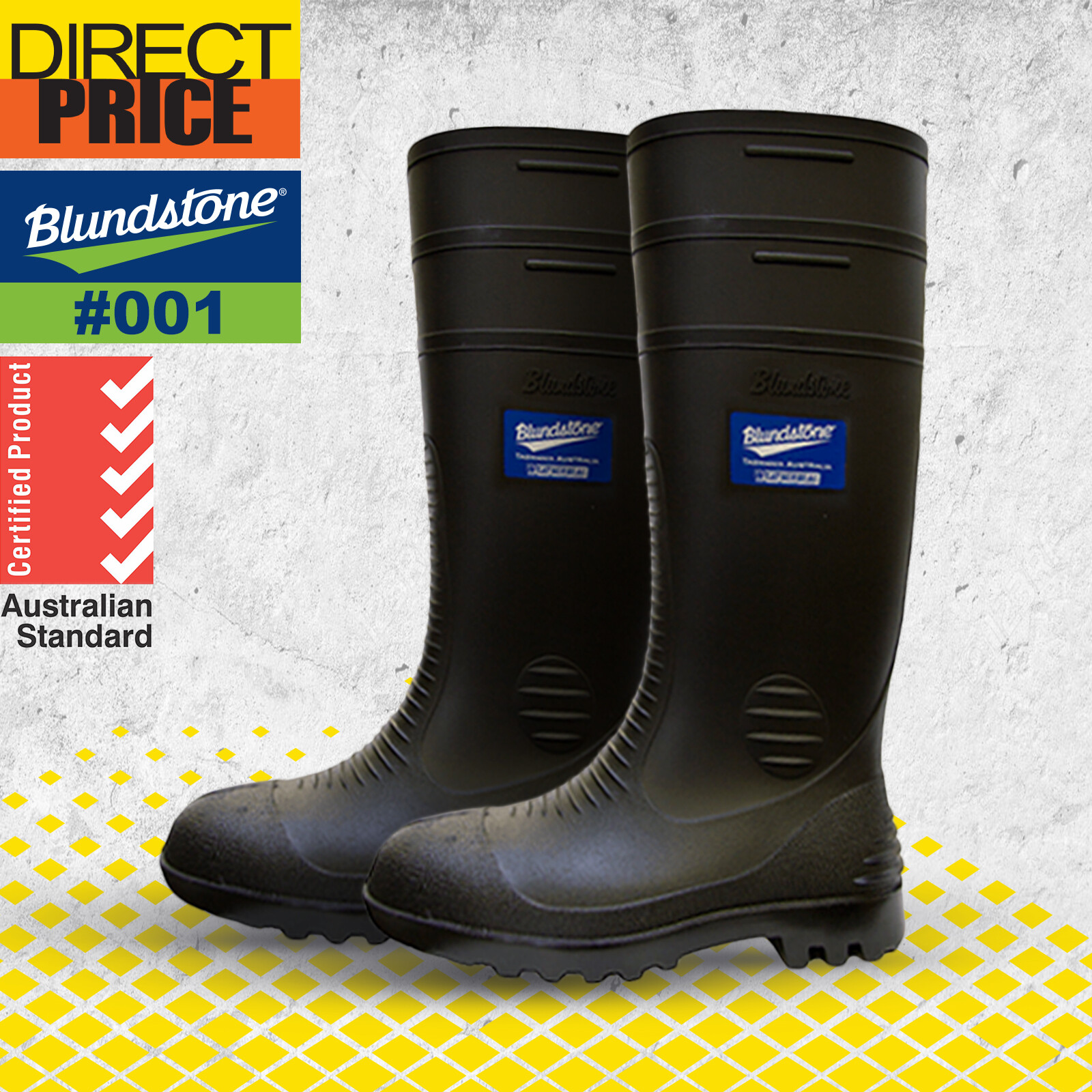 Blundstone Gumboots 001 Work Boots Non 