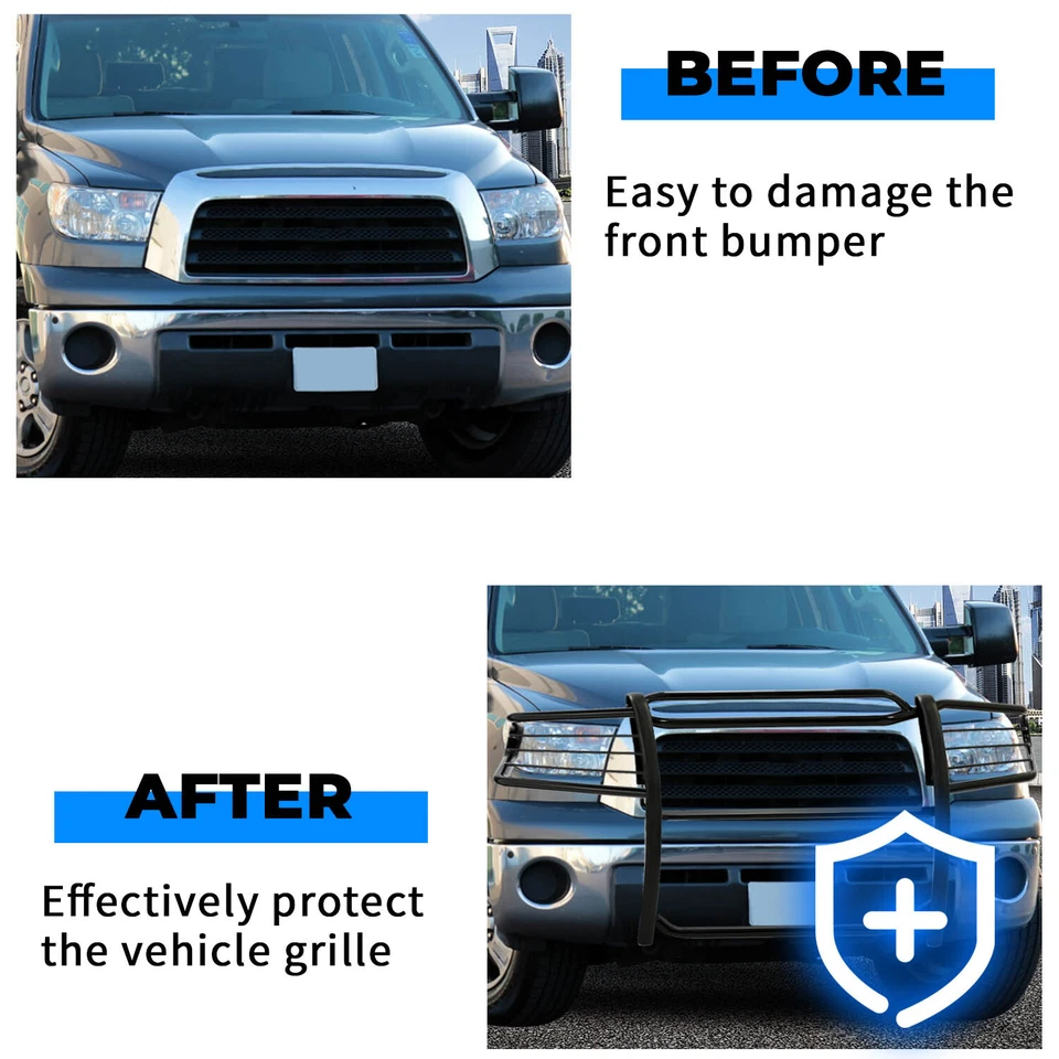 Fits Toyota Tundra 07-13 For Sequoia 08-14 Front Bumper Grille Brush Guard Foto 2 de 4