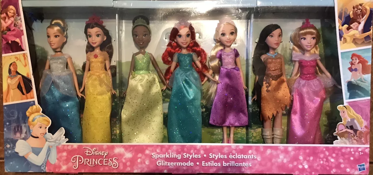 Disney princess dolls set of 7 tesco deals