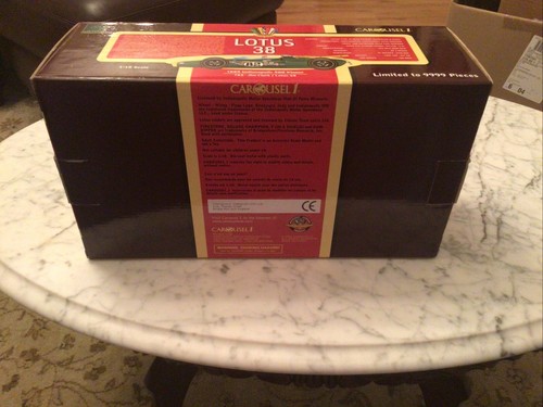 BOX ONLY Ford Lotus 38 Race Car Formula 1 18 Indy 500 Grand Prix BOX ONLY - Picture 5 of 11