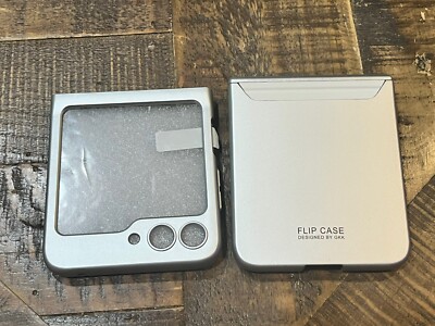 Samsung Z Flip 5 Case With Hinge Protection Silver
