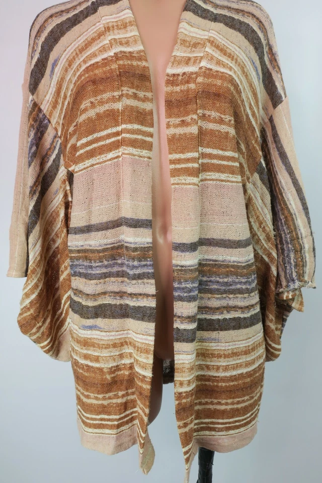 Anthropologie кимоно пончо кардиган Somedays Lovin крючком фестиваль богемное размер S - Изображение 4 из 4