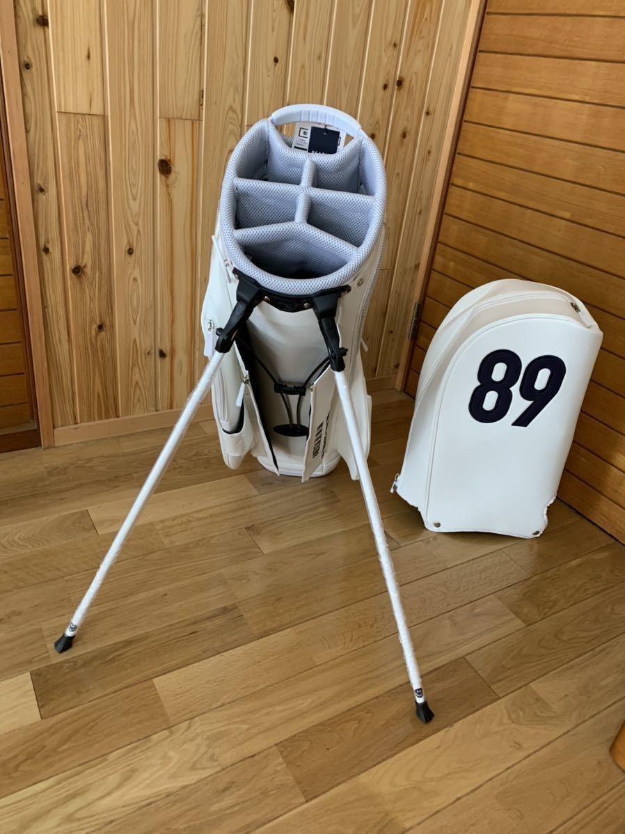 ハワイ限定品　Pearly Gates Nico Cart Bag Pearly Gates Caddy Bag Nico-chan White Limited Color Pearly