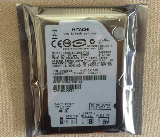 Hitachi Travelstar hts541210h9at00 100GB, 5400 RPM,2.5" Laptop Hard Drive HDD - Image 3 of 4