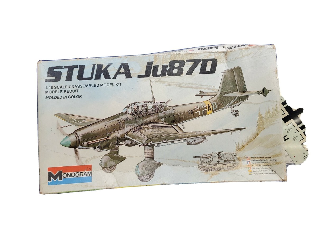 1\48モノグラムJu87D完成品 18モノグラムJu87D完成品