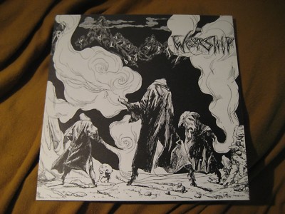 WORSHIP / WITHER split ORIG VINYL LP silencer thergothon dsbm