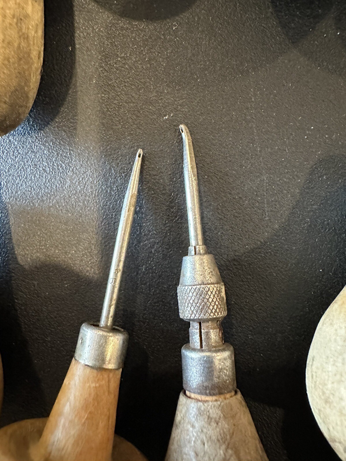 Vintage / Used Jewelers Tools. Ring gauge. Millgrain/Florentine Tools