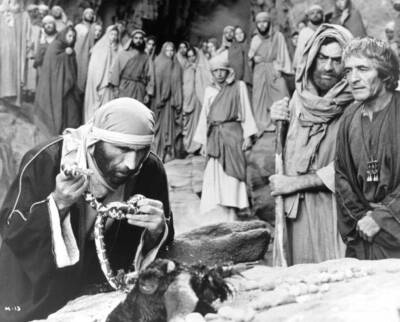 Marina Berti in Moses the Lawgiver in 1974 Historic Old Photo