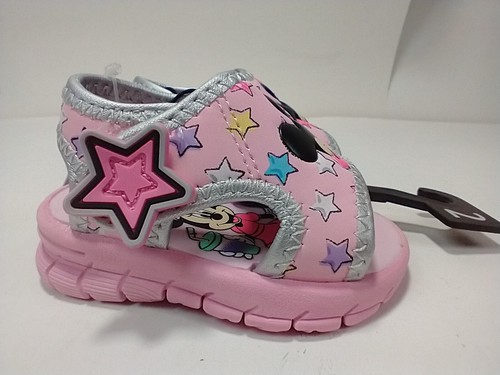 Disney Junior Minnie Mouse Sandals Baby Toddler Girls Size 2 Pink - Picture 4 of 4