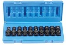 Grey Pneumatic 1210UM 3/8" Drive 10 Piece Universal Metric Set Brand New!