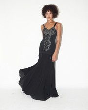 Vintage 50er Jahre Lady Marlene Nylon Spitze Bustier Strumpfband Korsett 34B Made in USA