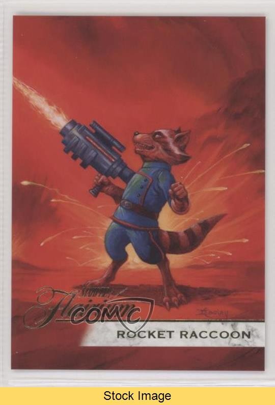Rocket Raccoon #148 Marvel 2019 Flair trading card — raw and PSA graded price guide