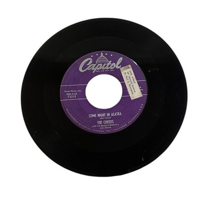 The Cheers Black Denim Trousers Some Night in Alaska 45 RPM Capitol F3219