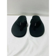 Scott Mens Black Flip Flop Sandals Size 11 Comfort Beach Pool