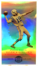 2008 Topps Allen & Ginter’s Yankee Stadium Tribute Johnny Unitas #5  /1499