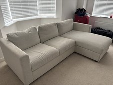 Beige IKEA Vimle 3-Seater Sofa with Chaise Longue Excellent Condition