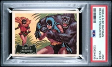 1966 Topps A & BC Batman #50 Beastly Encounter PSA 4 VG-EX