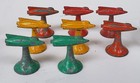 39 VINTAGE WIDE WORLD BOARD GAME METAL GAME PIECES, ROCKET, CANNON, BATTLESHIPS — photo 3