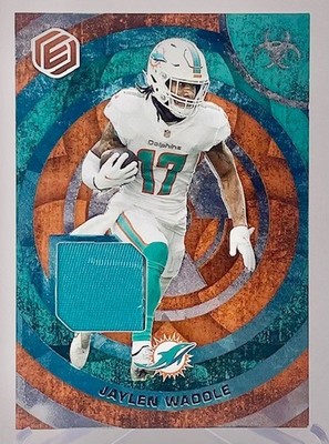 Dolphins Jaylen Waddle 2022 Panini Elements No.CM-JW #07/47 Relic Single Card