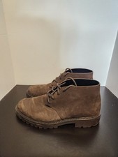 Sz 10.5 - Vince Men's Jackson Sport Chukka Boots BrownSuede Ankle Italy