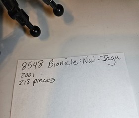 LEGO BIONICLE: Nui-Jaga (8548) 100% Complete.  No Box Or Manuals. 