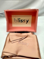 Blissy 100 Pure Mulberry Silk Pillowcase Standard Blissy-Pink -King Size New