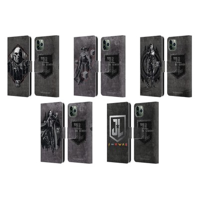 ZACK SNYDER'S JUSTICE LEAGUE VECTOR ART LEATHER BOOK CASE APPLE iPHONE