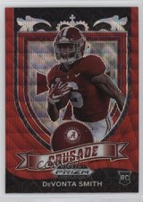 2021 Panini Prizm Draft Picks Crusade Ruby Wave Prizm DeVonta Smith #165 1o25