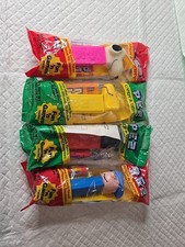 Vintage Peanuts Pez Dispensers Charlie Brown, Lucy, Snoopy, Woodstock Set of 4