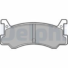 DELPHI BREMSBELÄGE HINTEN passend für DAIHATSU CHARADE GRAN MAZDA 323 MX-3 | LP5