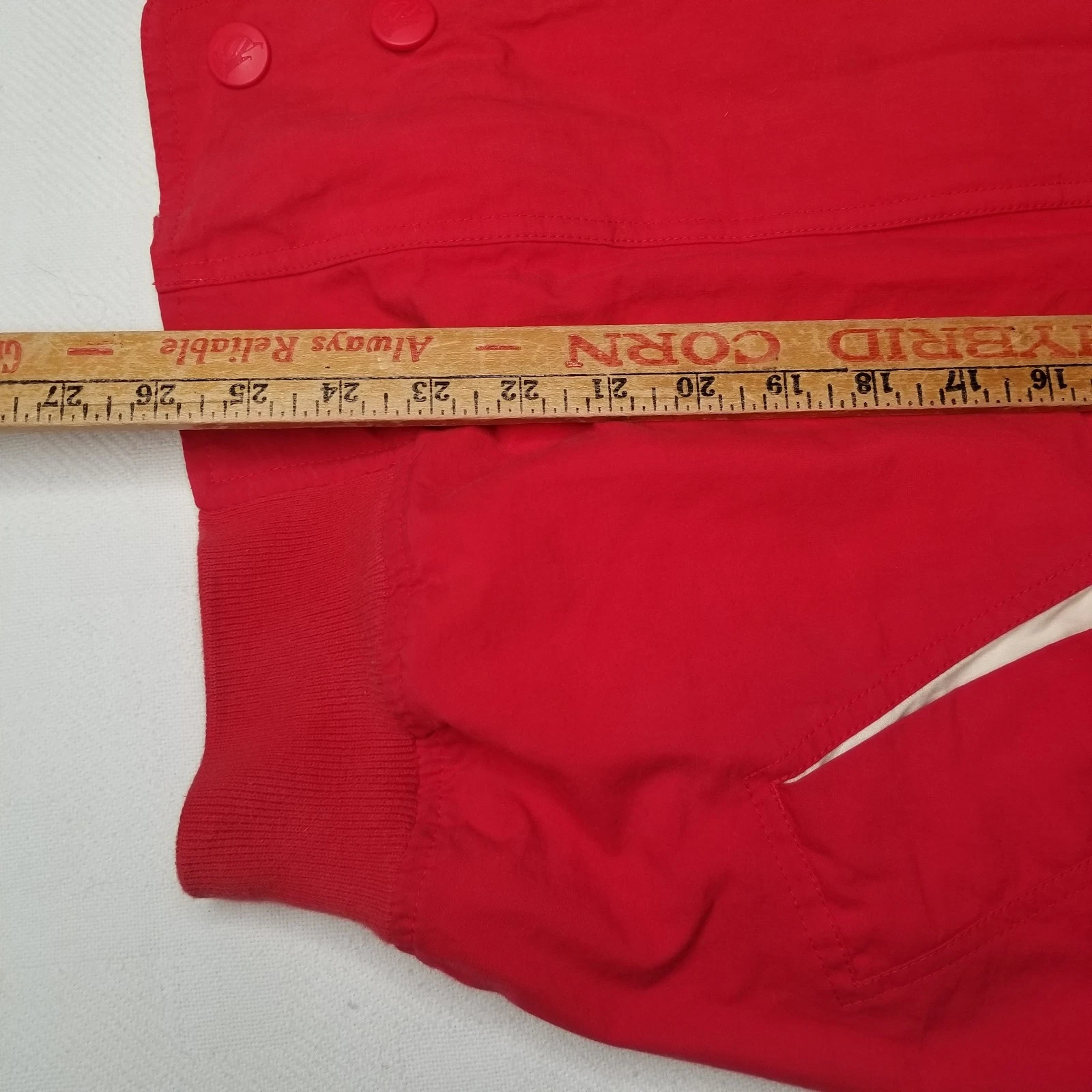 Vintage 90s Men's Nautica Challenge Jacket J Class Red Full Zip Large Spellout  image 8