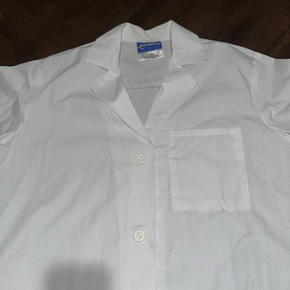 New Men's Full-Length Lab Coat white - Image 3 of 4