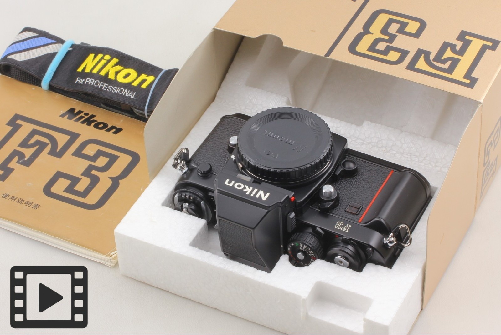 S/N 188xx [ MINT in Box] Nikon F3 Eye Level Eyelevel 35mm Film Camera From JAPAN