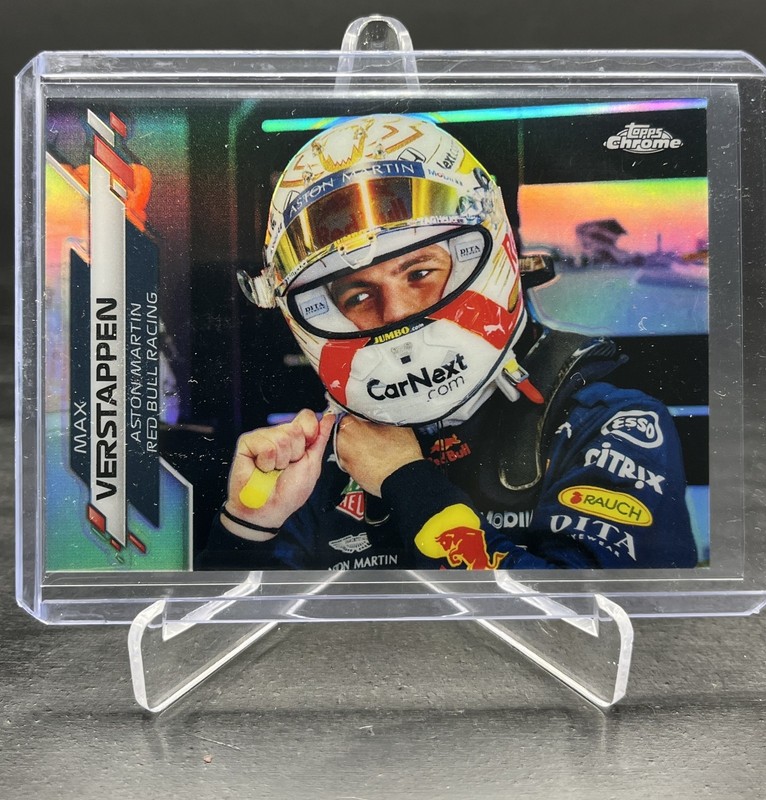 2020 Topps Chrome Formula 1 F1 Max Verstappen Refractor #179