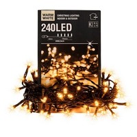 Weihnachts Deko Lichterkette 240 Led 20M Lang FüR Innen Und AußEn Warm Weiß