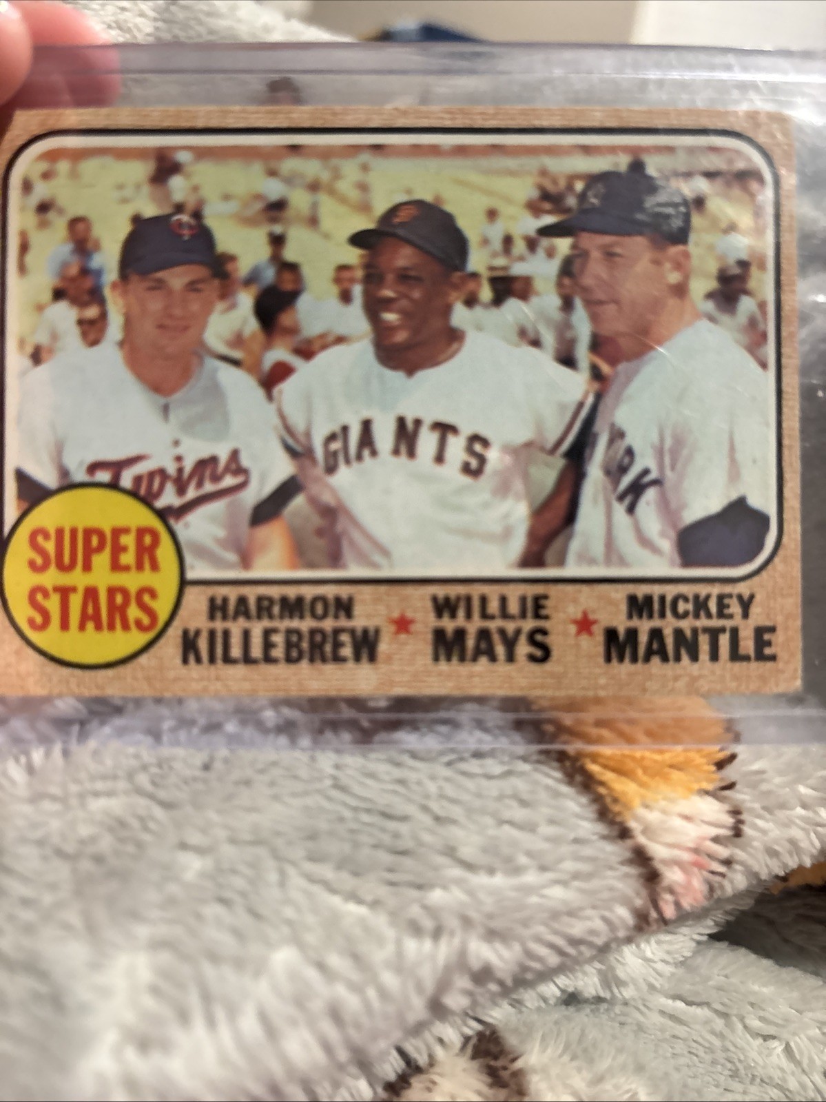 1968 Topps - High # Mickey Mantle, Willie Mays, Harmon Killebrew #490