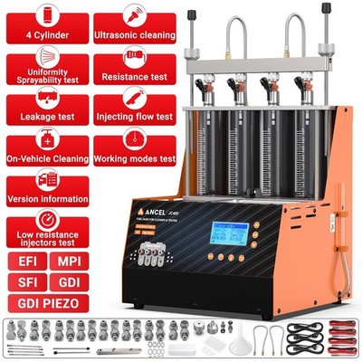GDI Piezo EFI Fuel Injector Cleaner Tester Ultranostic Cleaning Uniformity Test