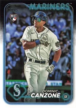 2024 Topps #195 Dominic Canzone Seattle Mariners Rookie Card RC