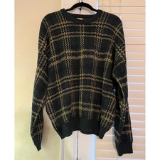 VTG Windridge Plaid Crew Neck Long Sleeve Sweater XXL Holiday Knit Pullover