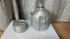 Kit Militare Guerra  Camillino Borraccia Alluminio Vintage Gamella Vecchio Antic