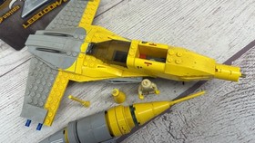 LEGO Star Wars Naboo Starfighter 7877 (incomplete) (as is) Manual Minifig