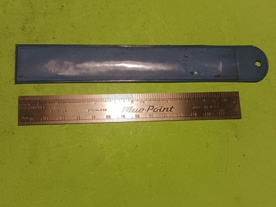 Blue-Point GAM-2A 6  SS Rule Inch/mm & Decimal Equivalents Chart USA works great