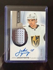 2021-22 UPPER DECK THE CUP JAKE LESCHYSHYN ROOKIE AUTO PATCH 173/249