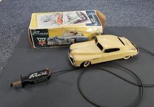 RARE Arnold Primal 2800 Tin Plate Car Hand Crank Remote Powered w/box Works